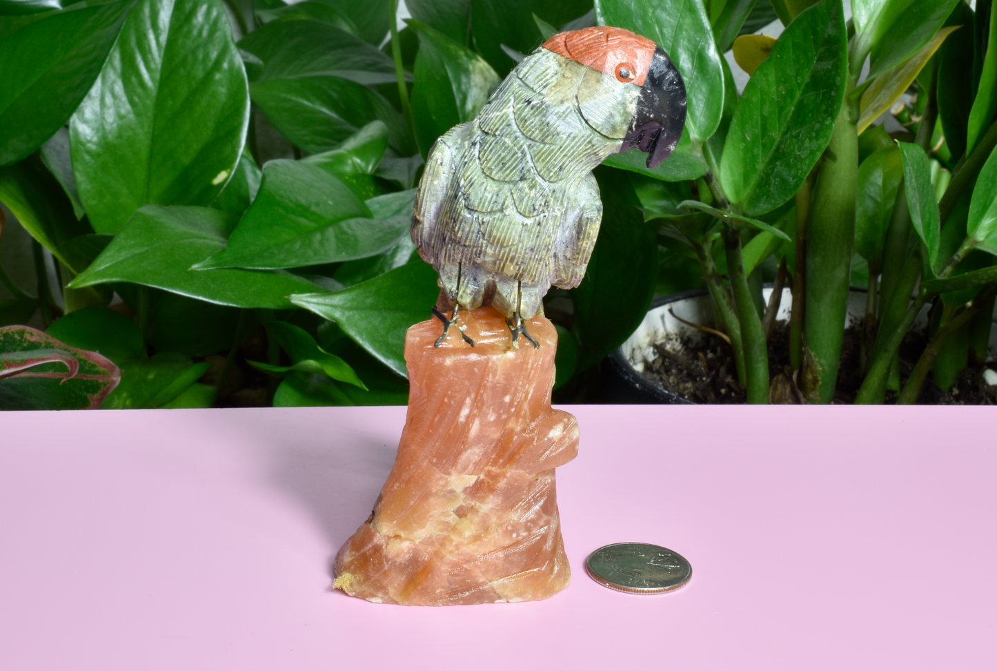 Mixed Material Bird Carving - B