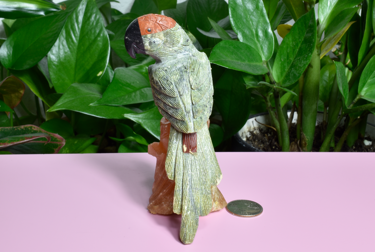Mixed Material Bird Carving - B