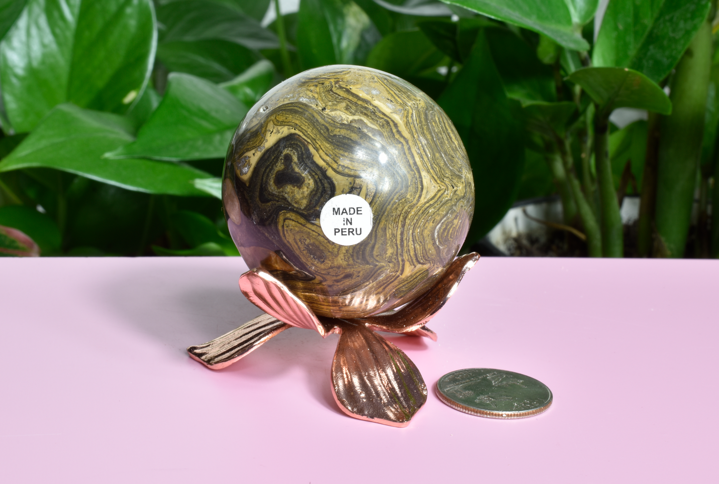 3.4 Billion Years Old Stromatolite Sphere - A
