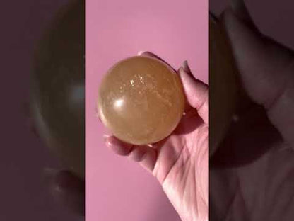 Sphere - Light Honey Calcite