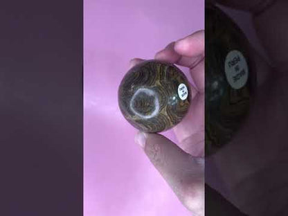 3.4 Billion Years Old Stromatolite Sphere - A