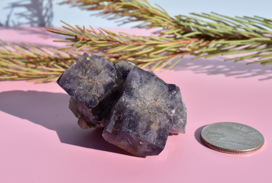 Purple Rain English Fluorite -D