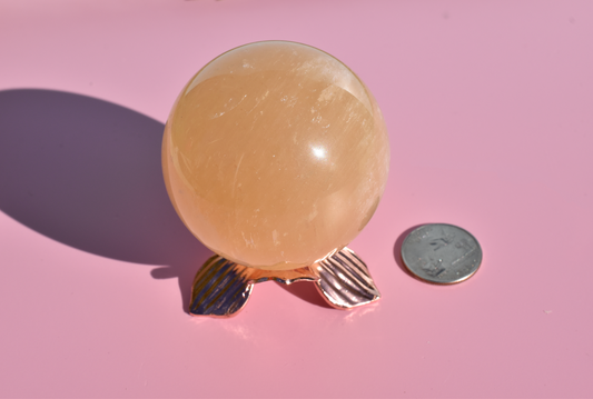 Sphere - Light Honey Calcite
